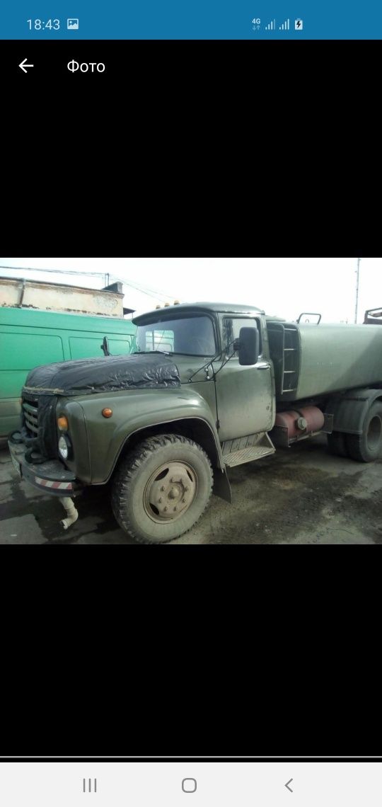 Доставка воды . Водовоз зіл 7 кубовий .