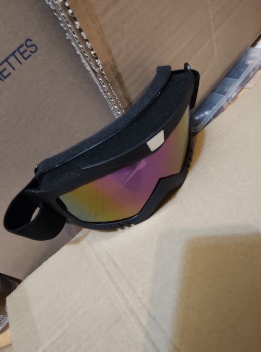 Okulary gogle narciarskie snowboardowe ASG paintball do kasku itp