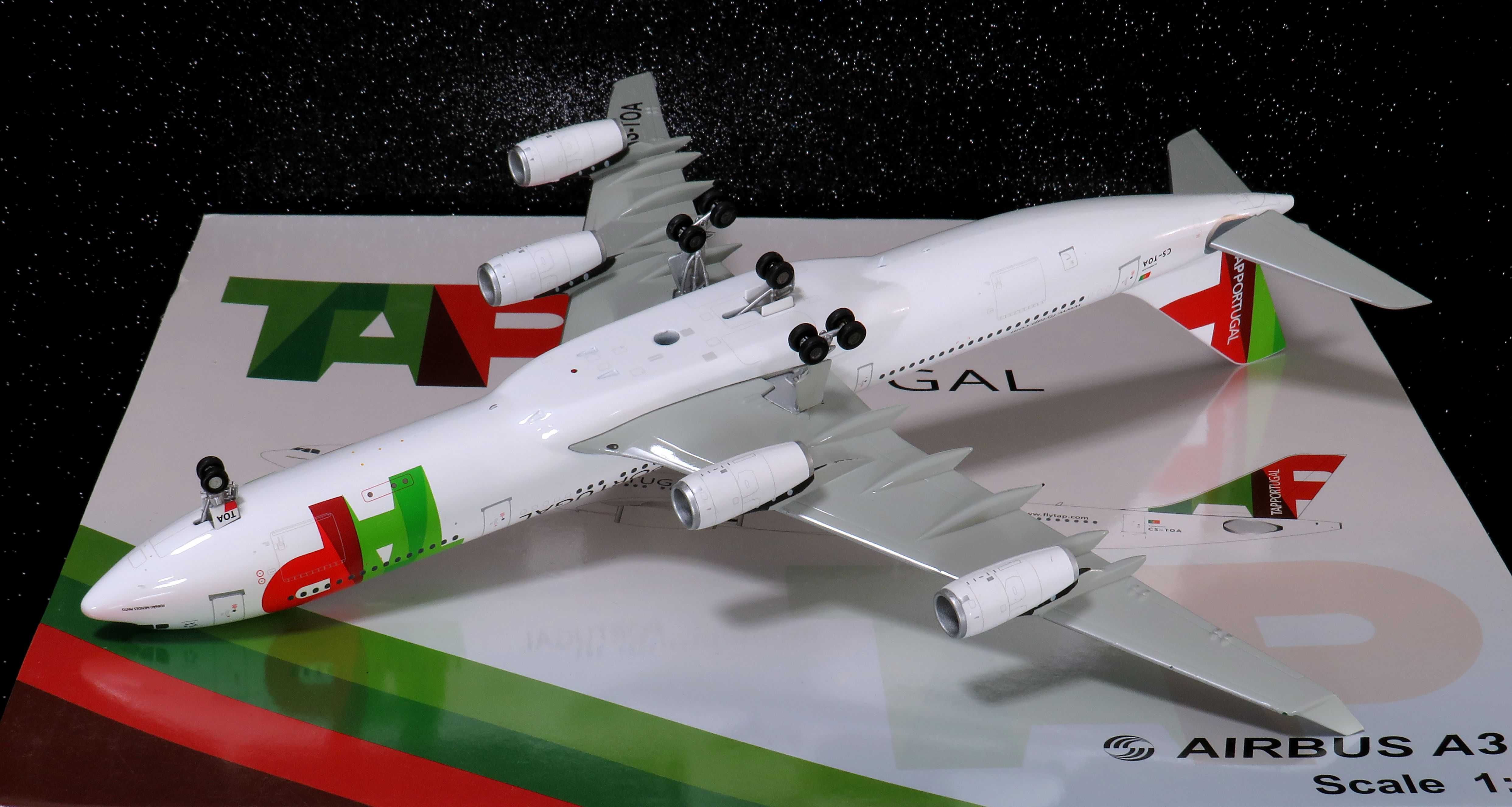 TAP Air Portugal Airbus A340-312 CS-TOA escala 1:200 super raro