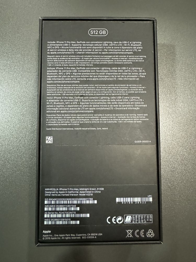 Iphone 11 Pro Max 512Gb