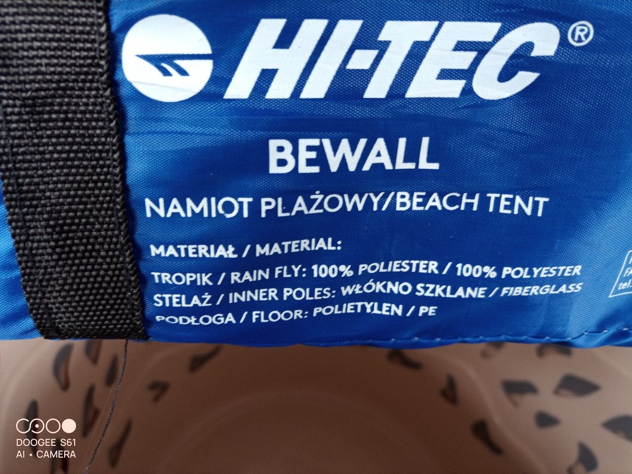 Nowy namiot plażowy hi-tec