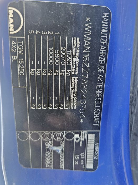 MAN TGM 15.250 4x2BL