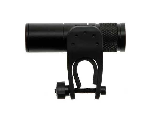 Latarka LED EDI-T11 ZOOM z uchwytem rowerowym. ładowarką i etui, nowa