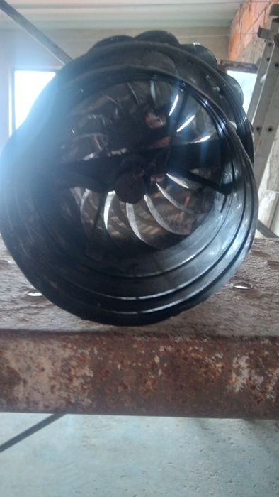 Cabecote de chaminé em Inoxidável novo.