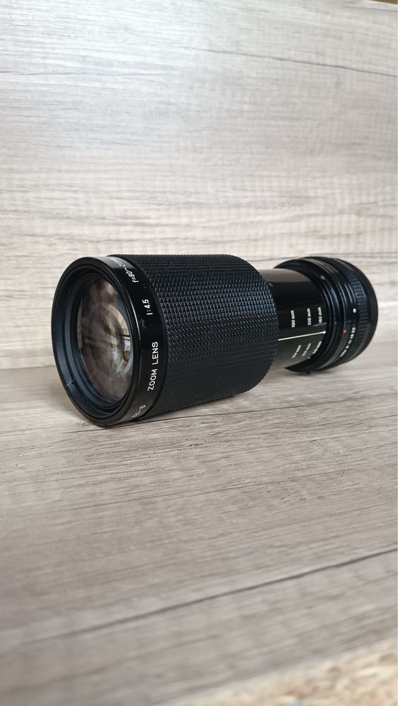 Komura zoom lens 80-210mm f4.5 for Canon Fd/FL