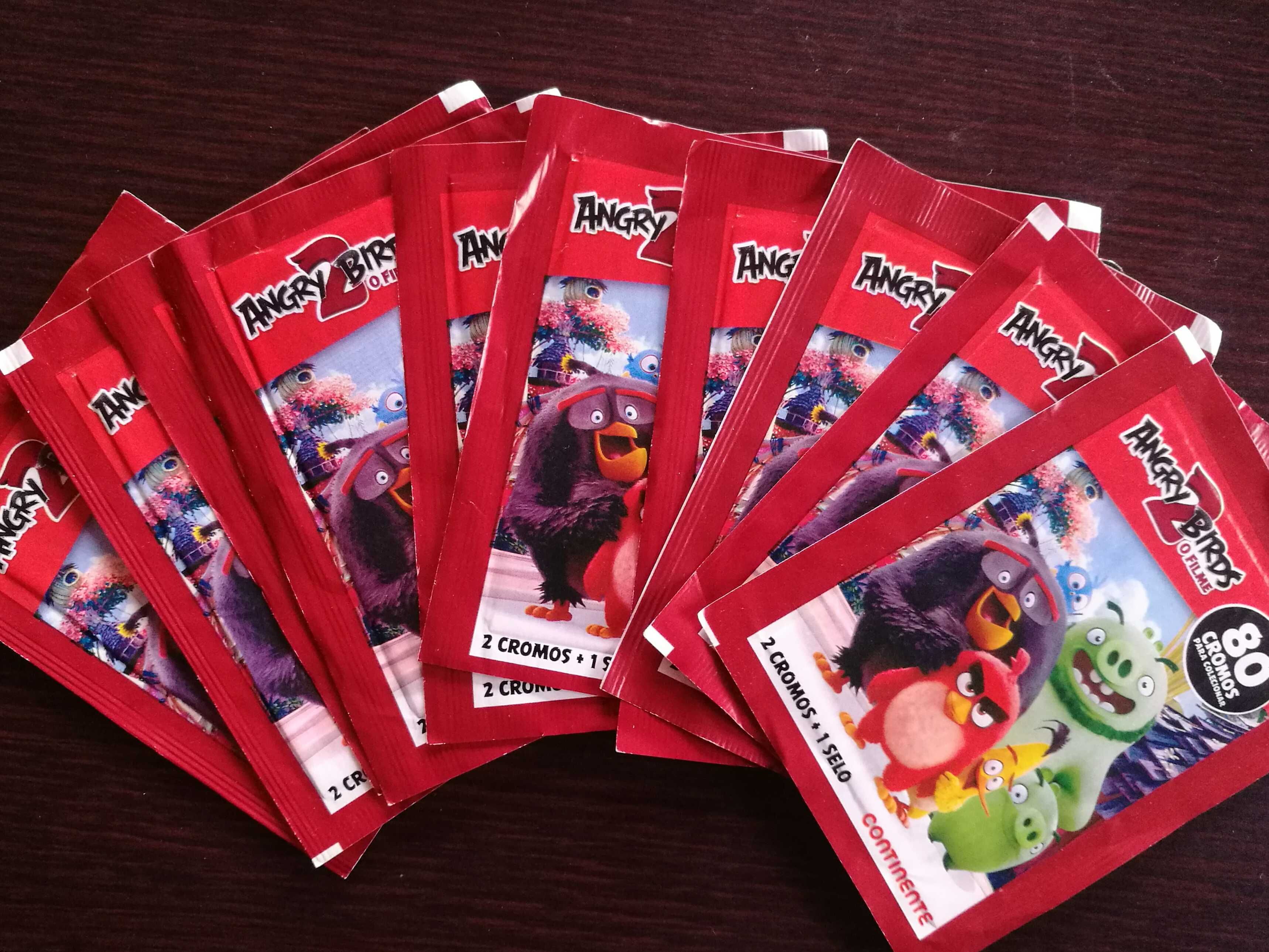 Saquetas de cromos Angry Birds 2