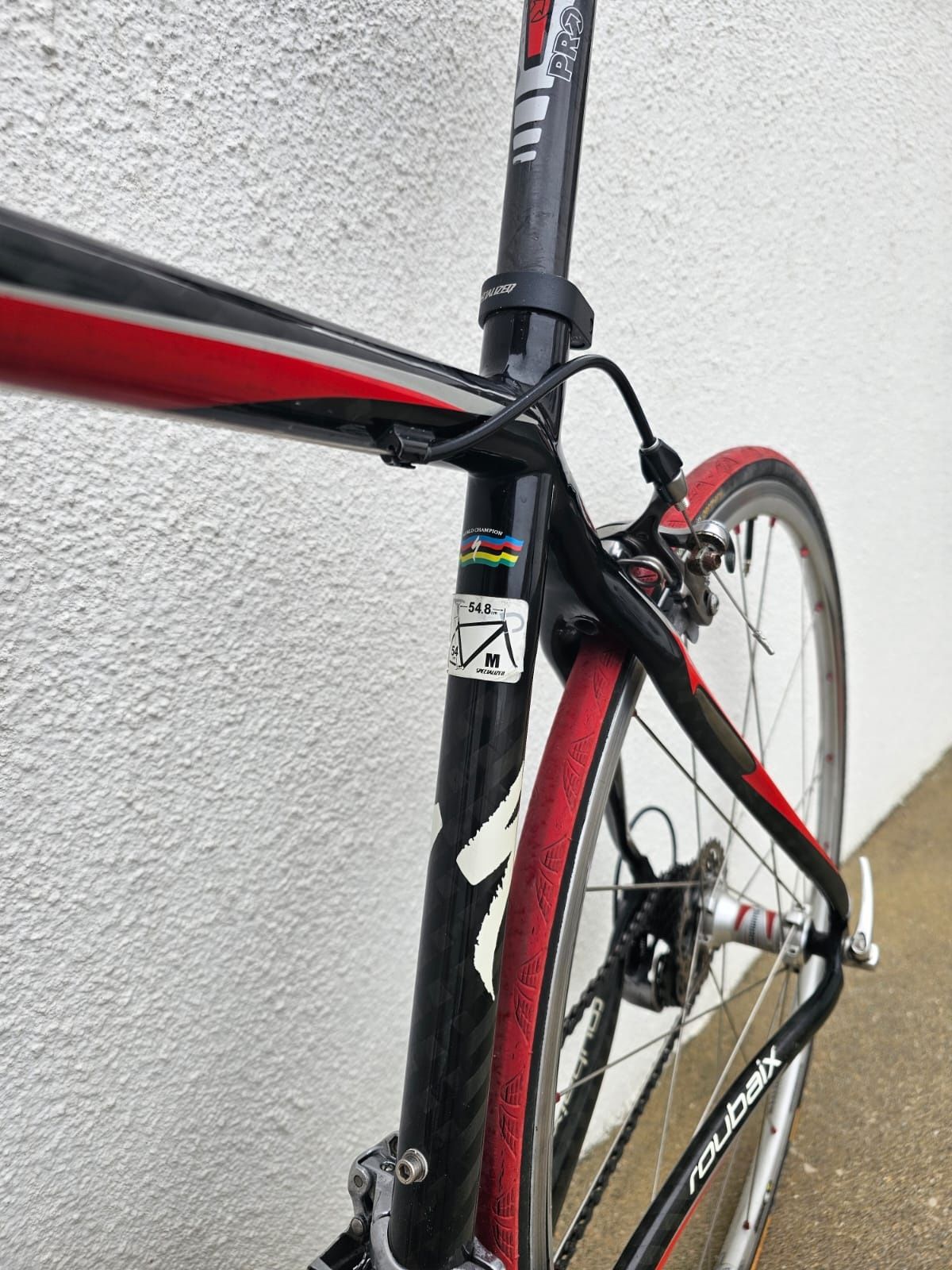 bicicleta de estrada carbono Specialized Roubaix Comp (M) (semi-nova)