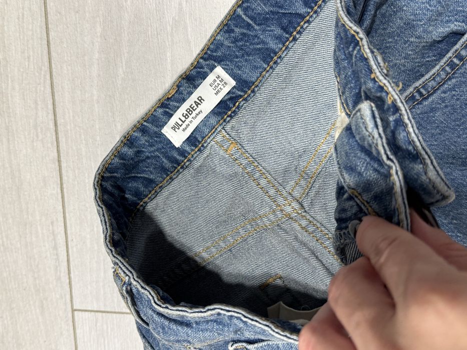 Юбка довга джинсова pull&bear