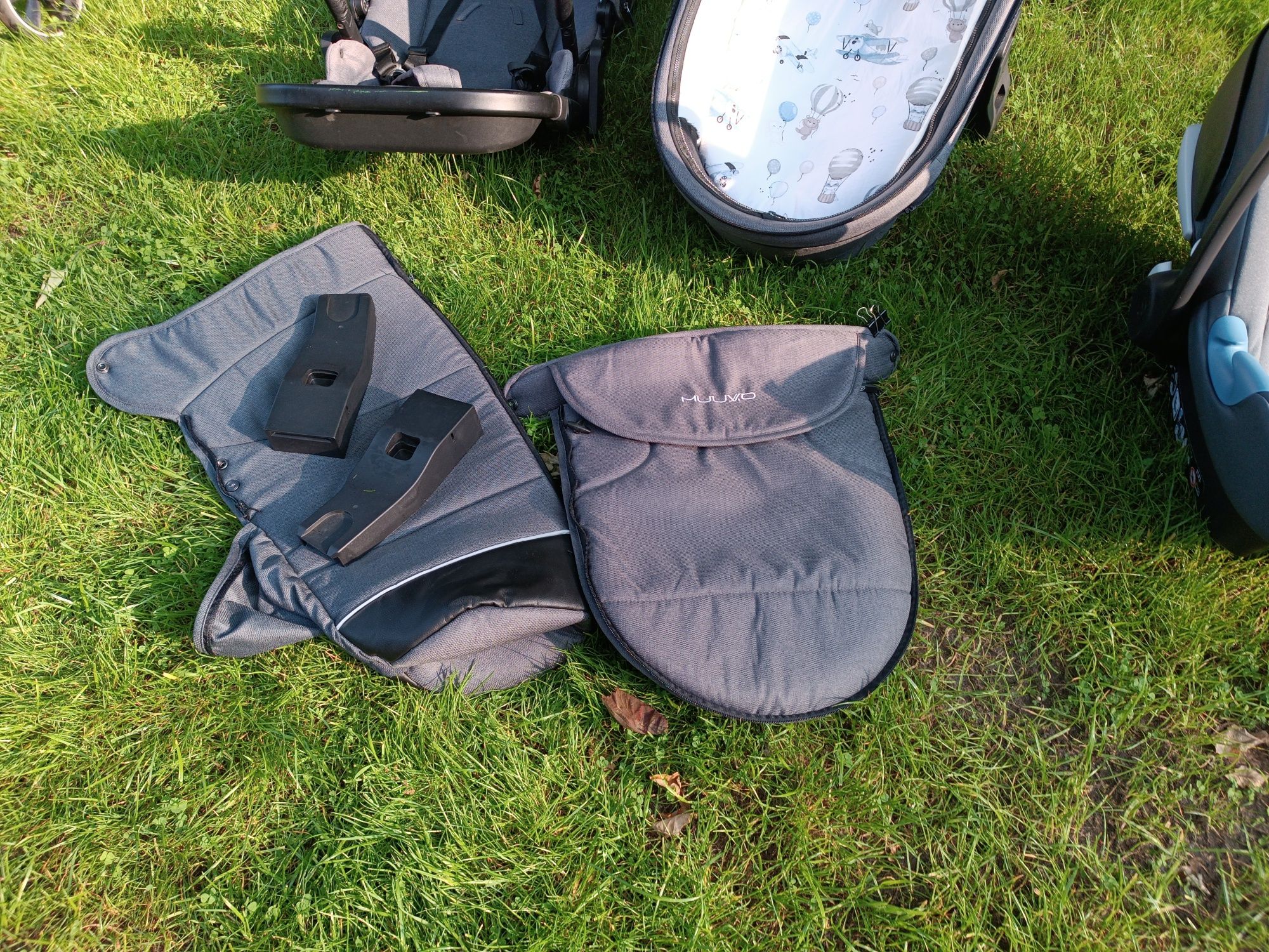 Wózek Muuvo Quick 3.0 2w1 + nosidełko cybex