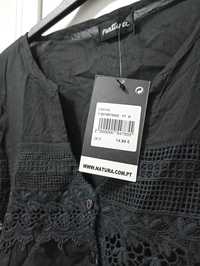 Camisa de algodão Nova com etiqueta Natura M