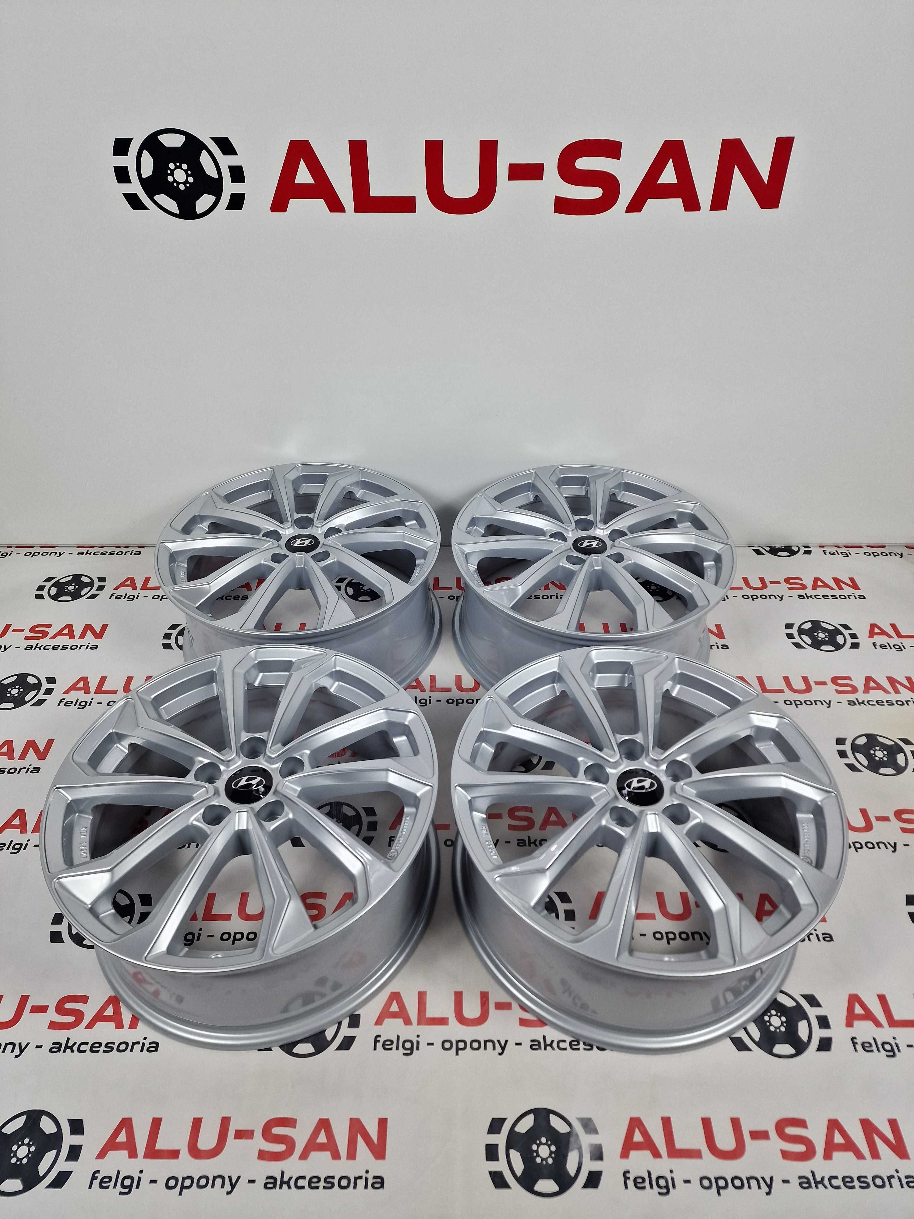 NOWE alufelgi HYUNDAI 18''5x114,3:Elantra I30 I40 Tucson Srebrne