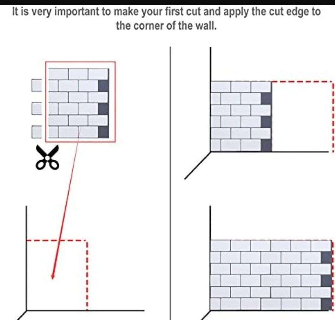 Panel ścienny 3D, biały z szara fugą, 10 sztuk