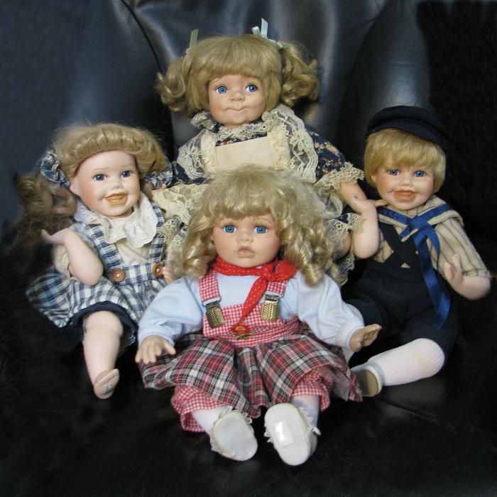 Кукла характерная фарфоровая Германия винтаж