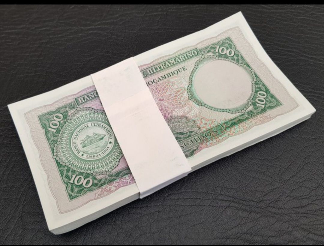 Notas 100 Escudos Moçambique UNC