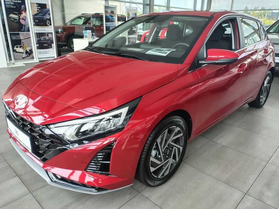 Hyundai i20 Od Ręki Wersja Smart Kamera Led Automat kolory Dragon Red, Meta Blue