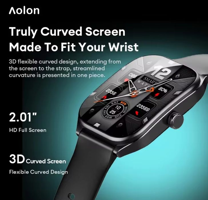 Smartwatch Aolon Watch HD 3D Curved Screen  2,01' . Niebieski.