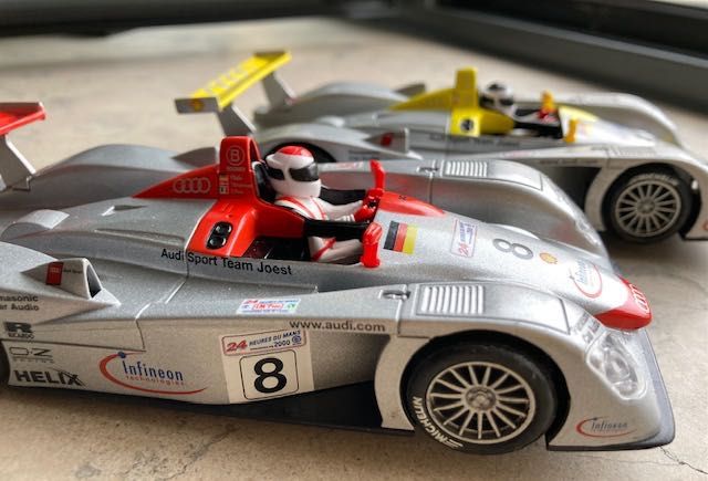 Slot cars, Pista SCX Scalextric carros de "Le Mans" 2000