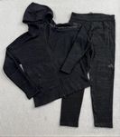 Komplet Adidas Elastic waistband knitted track suit zestaw dresowy