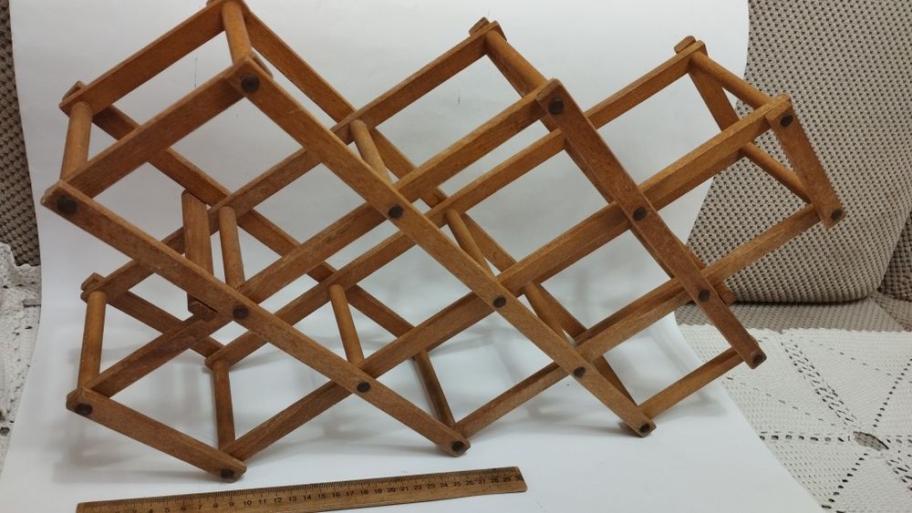 Підставка під вино.Вінтаж.Розкладна підставка.