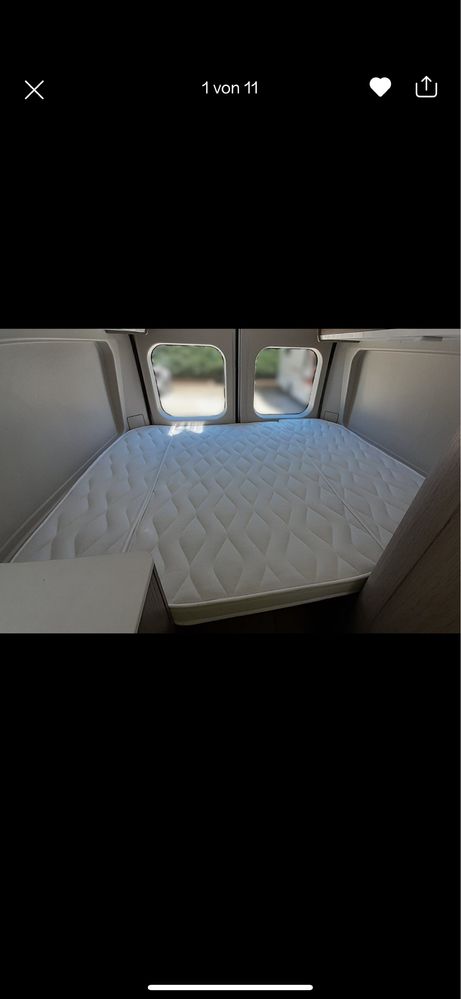Łóżko Camper Kamper Campervan Ducato Boxer Jumper