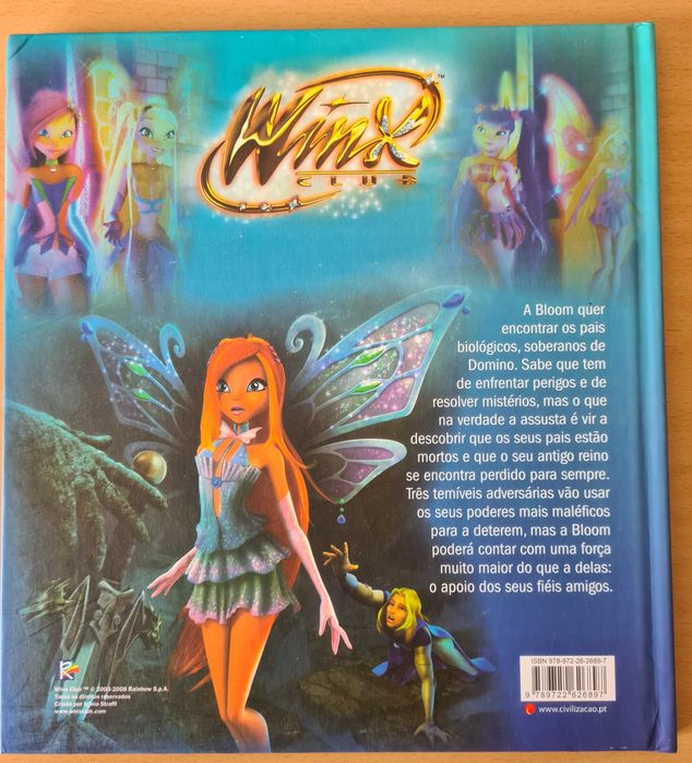 Livro juvenil da coleção "Winx": O Segredo do Reino Perdido