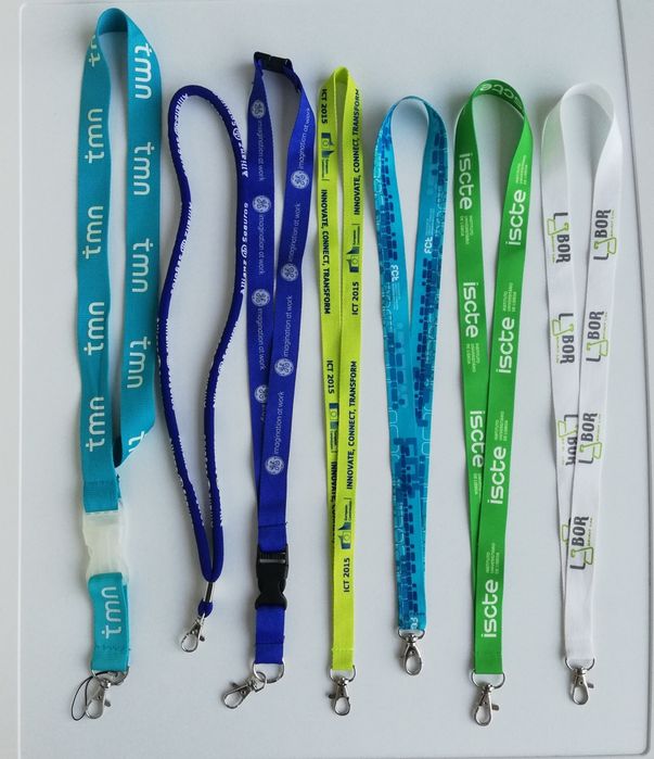 Fitas de pescoço, porta chaves - Novas