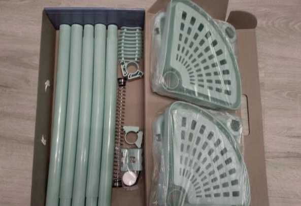 Угловая полка для ванной комнаты corner shelf cтойка гаджет этажерка