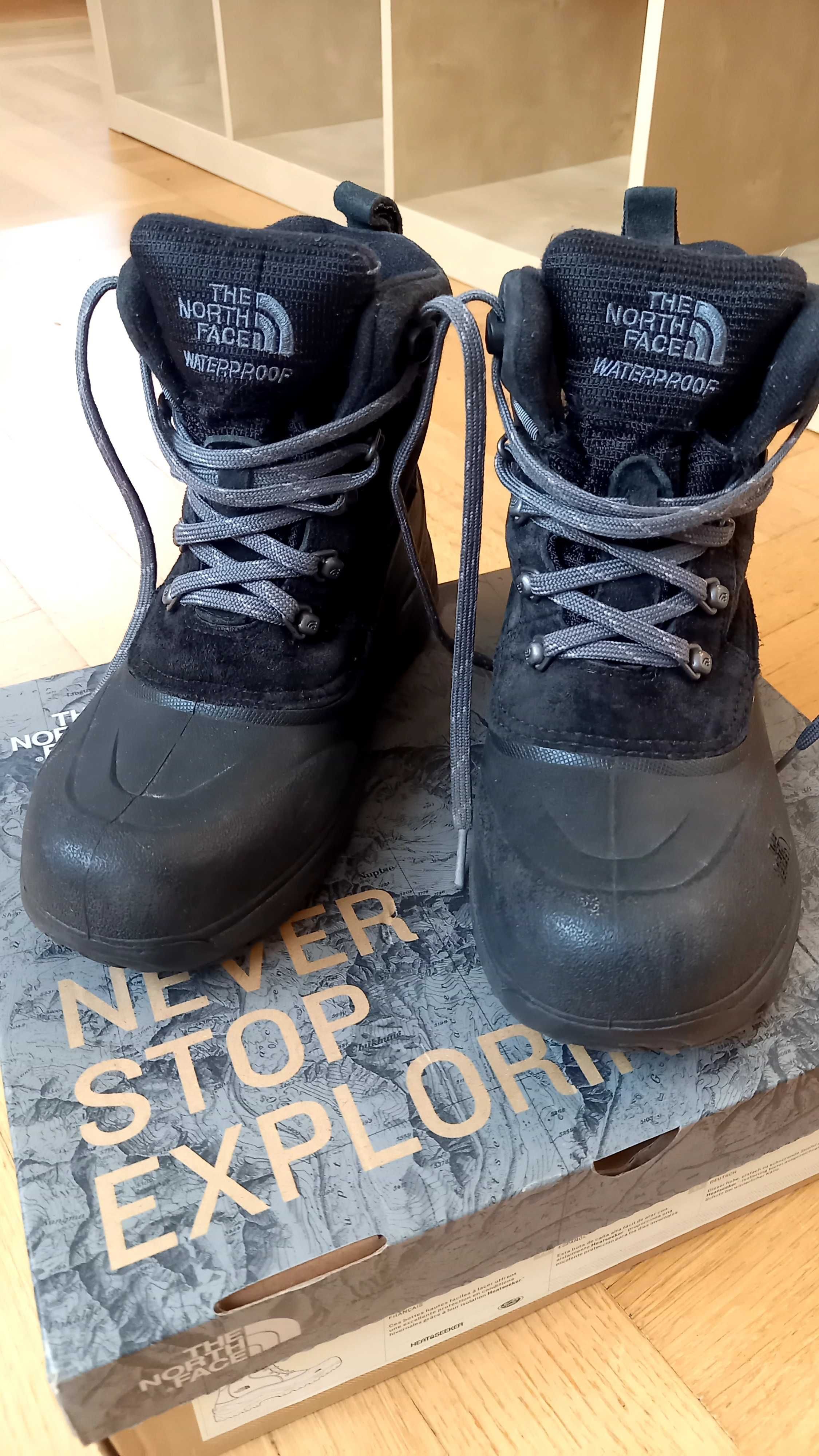 Śniegowce r.36 North Face Chillkat Lace, zimowe wysokie