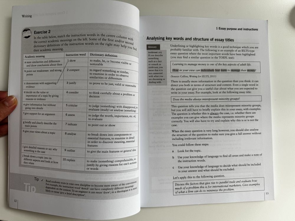 Collins, Writing. Learn to write better academic essays, Els Van Geyte