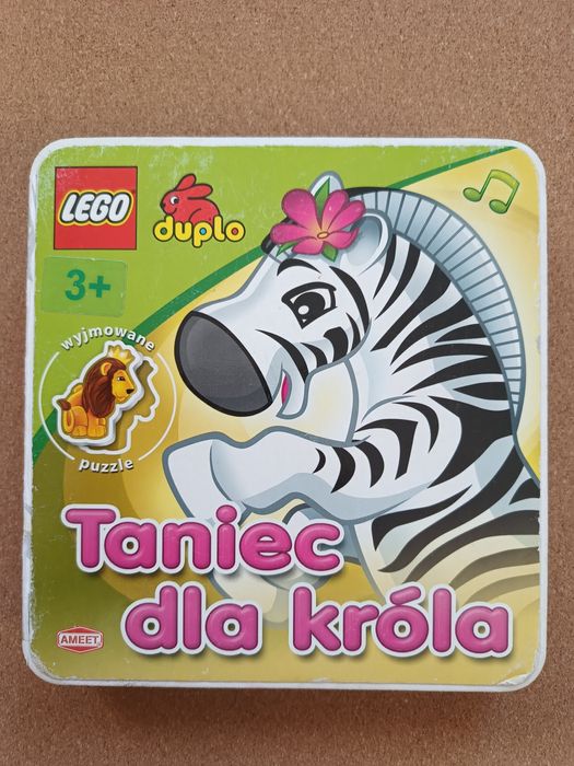 Książeczka Taniec dla króla z wyjmowanymi puzzlami LEGO duplo