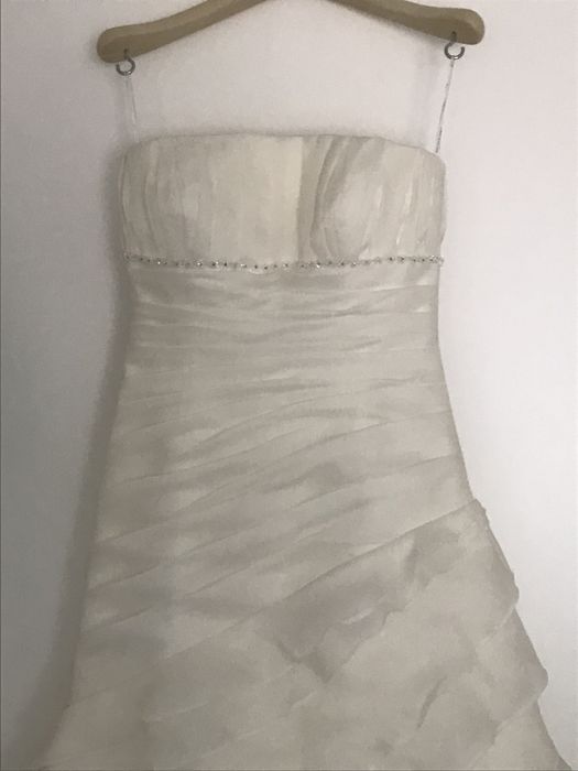 Vestido de noiva “Rosa Clará” 36-38 + saiote. Promocão