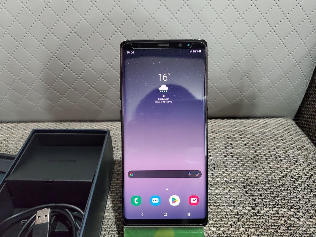 Samsung Galaxy Note 8 Dual Sim Czarny Nowe Szkło i Etui