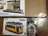 Conjunto de Kits Occre, Elétrico e Diorama Lisboa