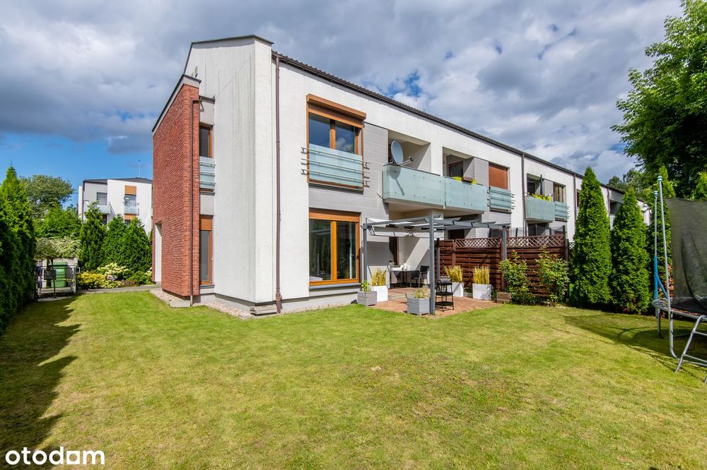 parterowe M-3 w skrajnym szeregowcu z dużym ogrodem – Biedrusko