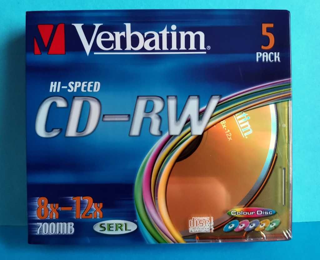 Zestaw płyt DVD+RW; CD-RW Verbatim -kolor