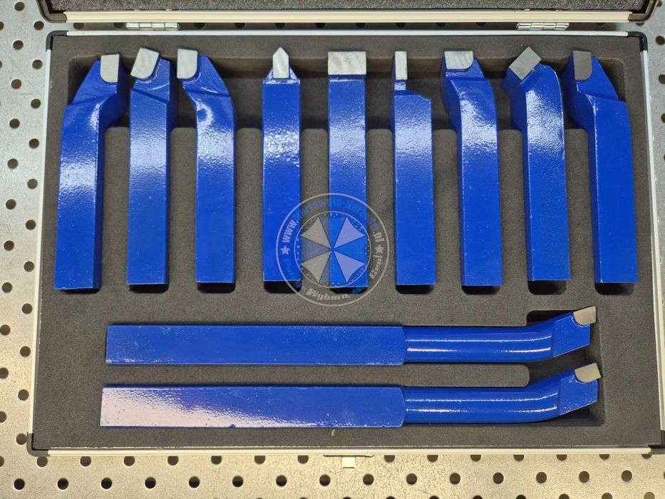 Noże tokarskie 20x20mm 11 sztuk zestaw noży tokarskich 20mm