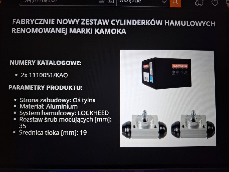 Cylinderki hamulcowe tył opel corsa d