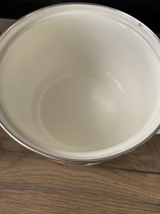 Garnki Pleszew Polska Emalia Kogucik pyza garnek Florina emaliowane