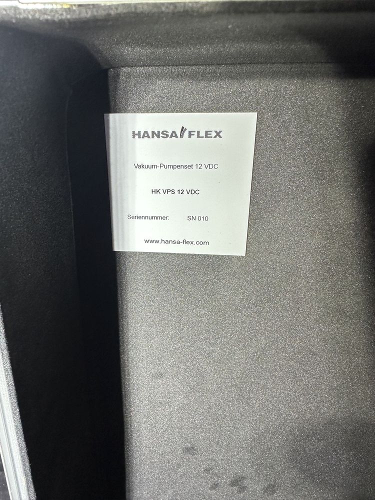 Аккумуляторний вакуумний насос hansa flex HK VPS 12 vdc вакуматор
