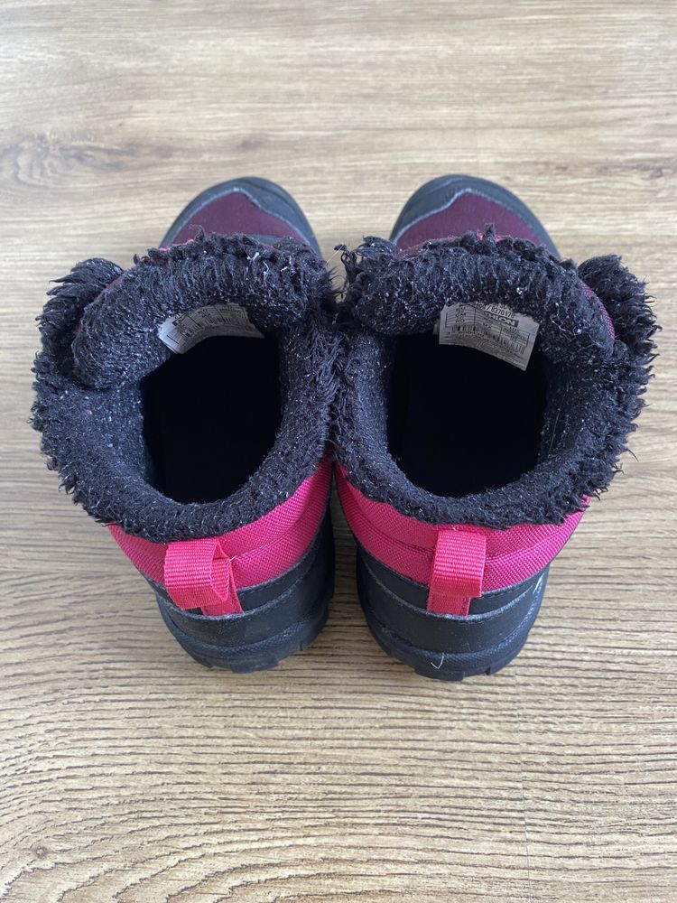 Buty zimowe dziewczęce śniegowce WTP-SH100 Quechua Warm decathlon 32