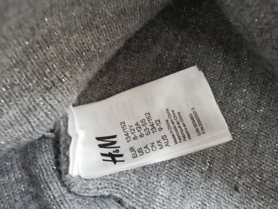 Czapka H&M 8-12 lat 134/152