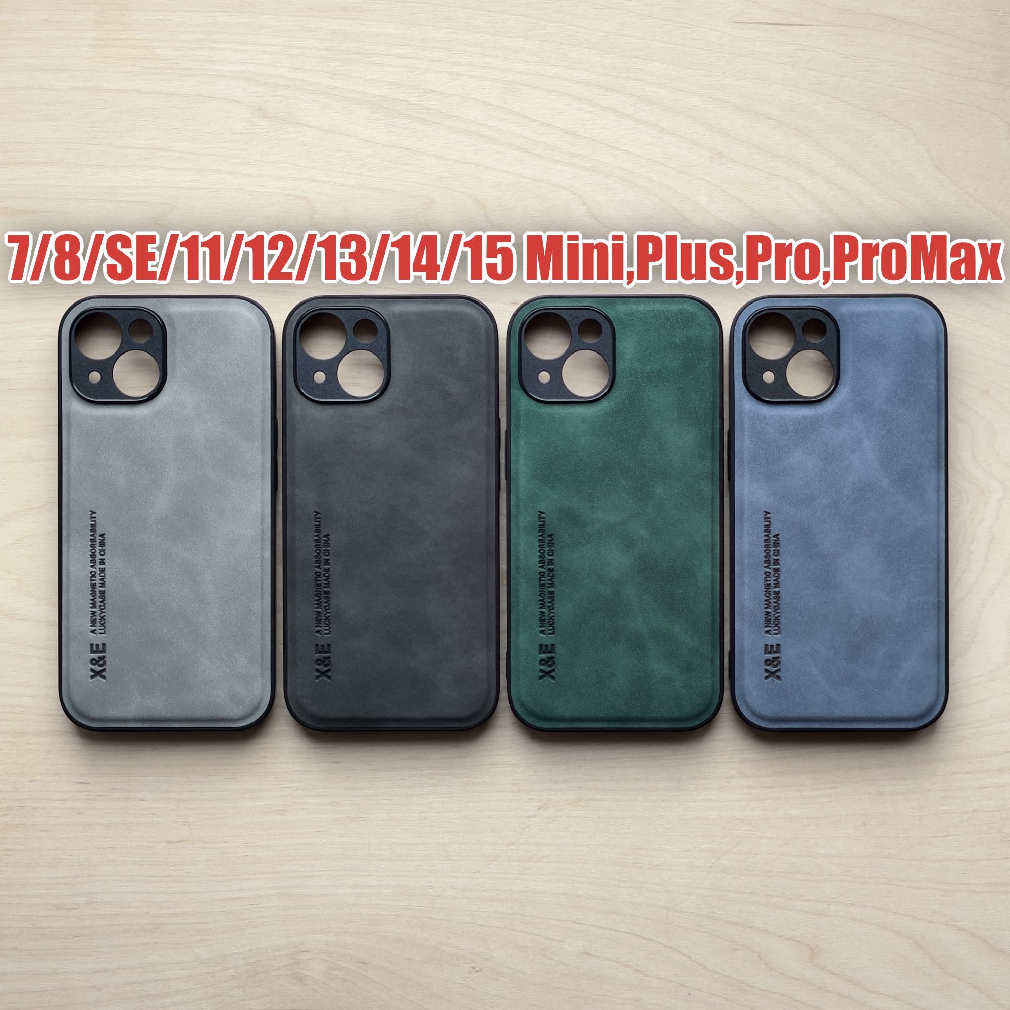 Нубуковий чохол на iPhone 7 та інші 11·12–Чехол для айфон–Cases