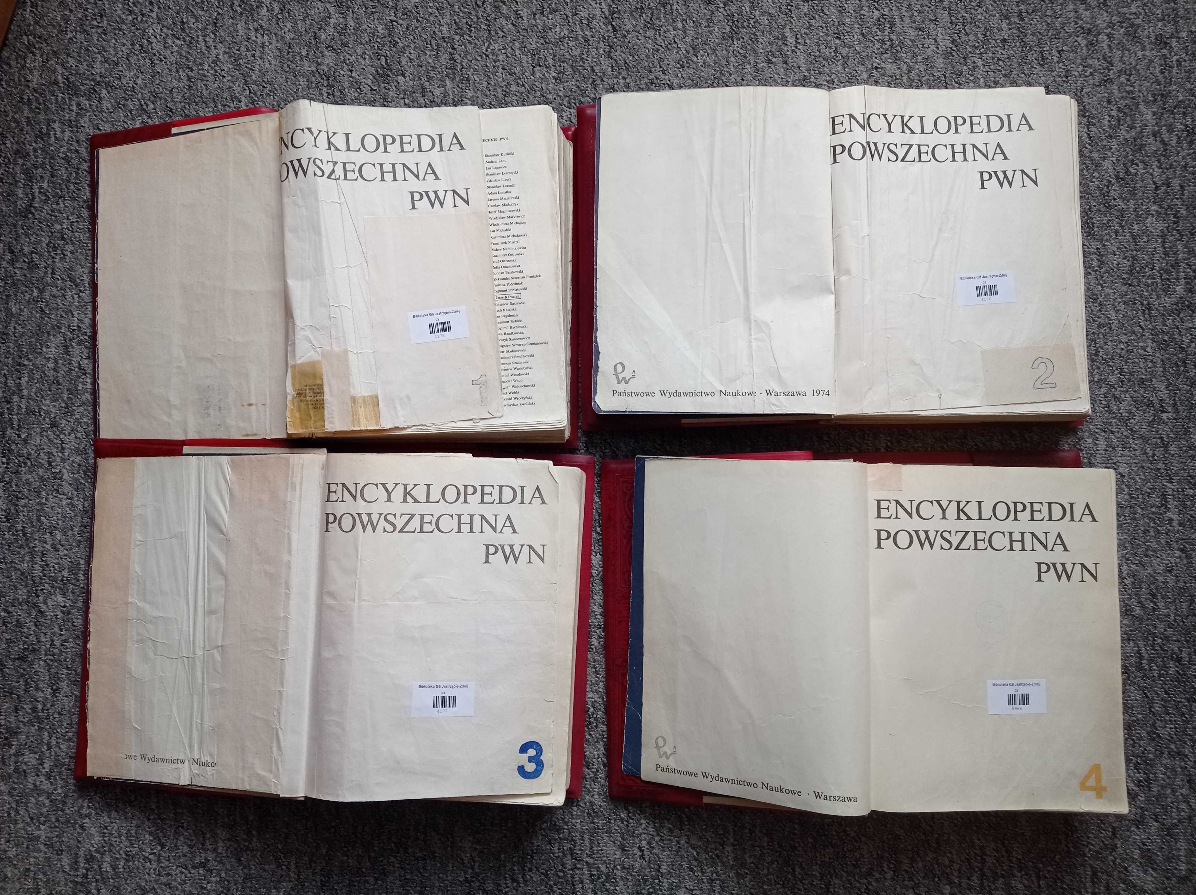 Encyklopedia Powszechna PWN tom 1-4, 1974