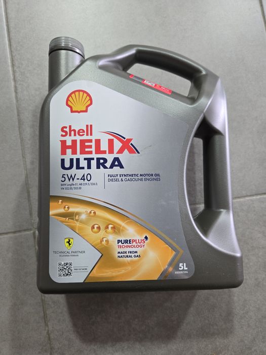 Масло шел 5в40 5л  Shell 5W40 5L