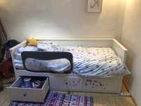 Cama Hemnes 160x200 ikea com 2 colchões