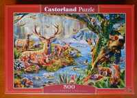 Puzzle CASTORLAND 500 - Forest Life kompletne