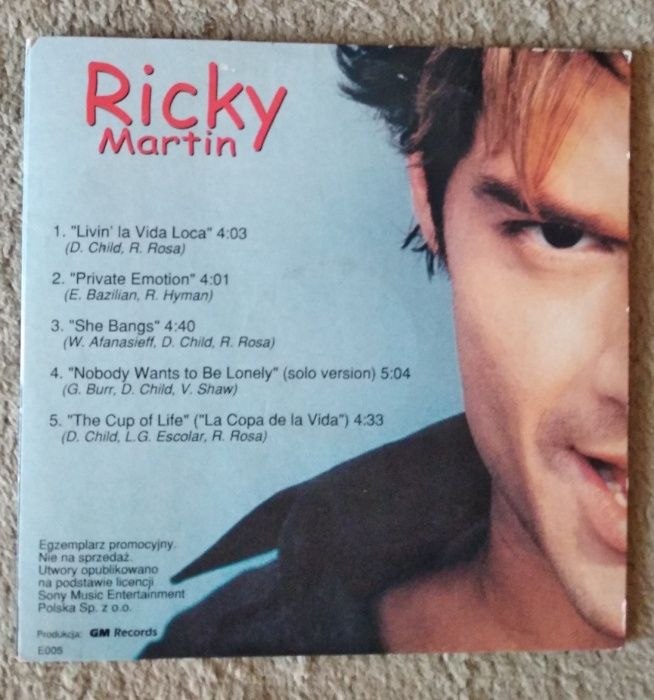 Ricky Martin 5 największych przebojów! CD