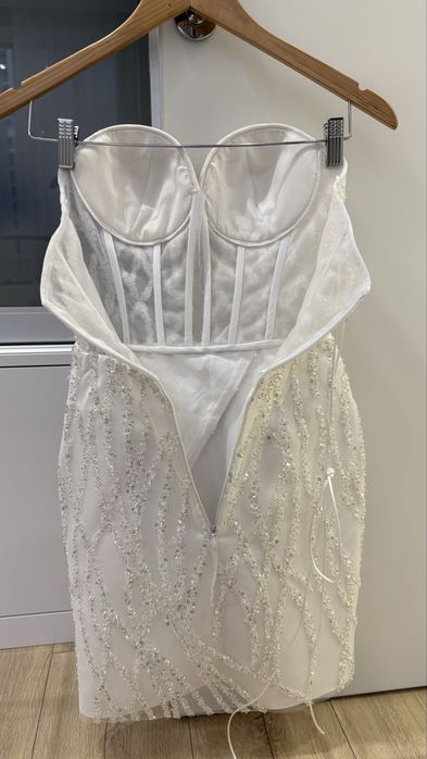 Сукня весільна коротка S