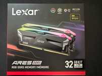 Pamięć Lexar Ares RGB, DDR5, 32 GB, 7200MHz, CL34
