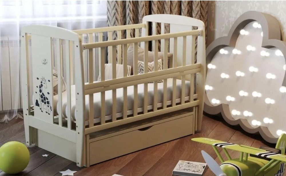 Дитяче ліжечко Жирафка